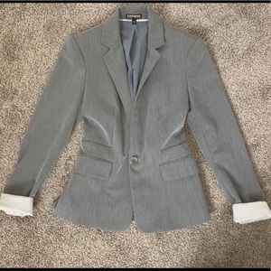 Grey Express blazer jacket